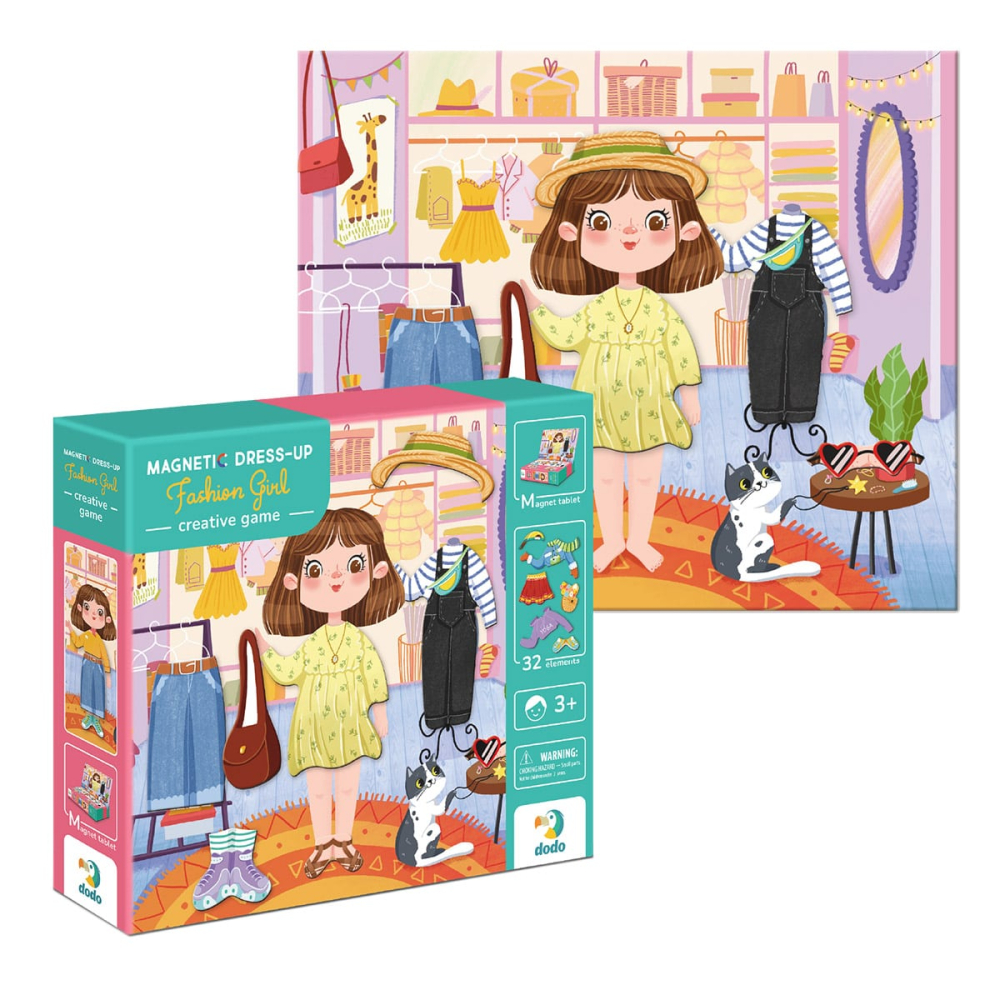 Joc magnetic Fashion Girl, copii varsta 3-7 ani [2]