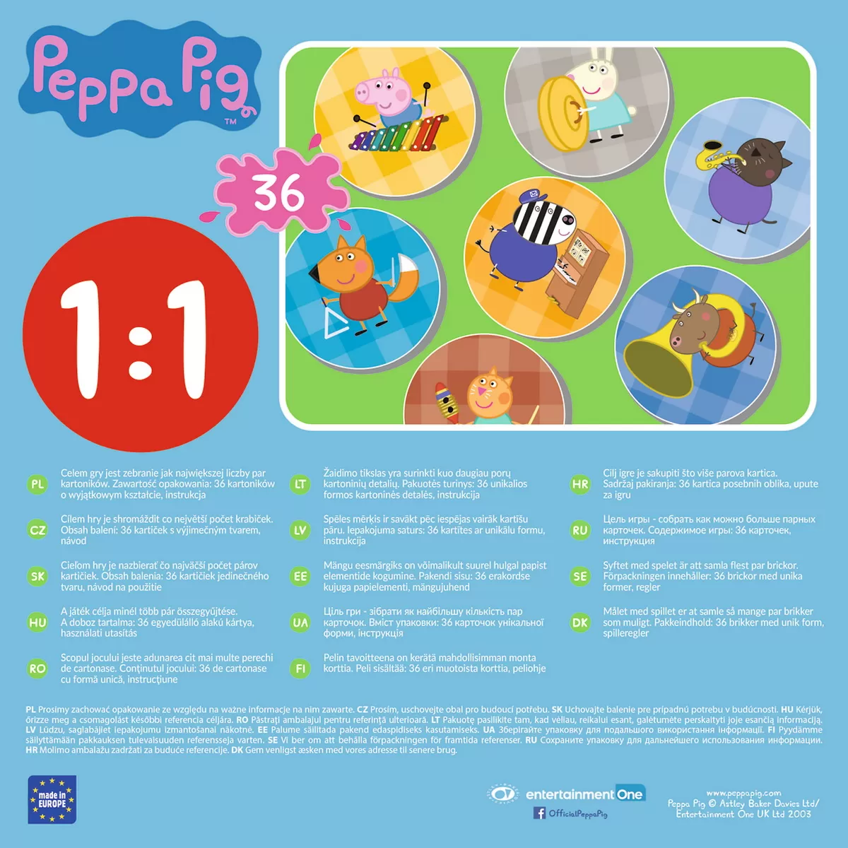 Joc memo peppa pig, varsta de la 4 ani la 12 ani [5]