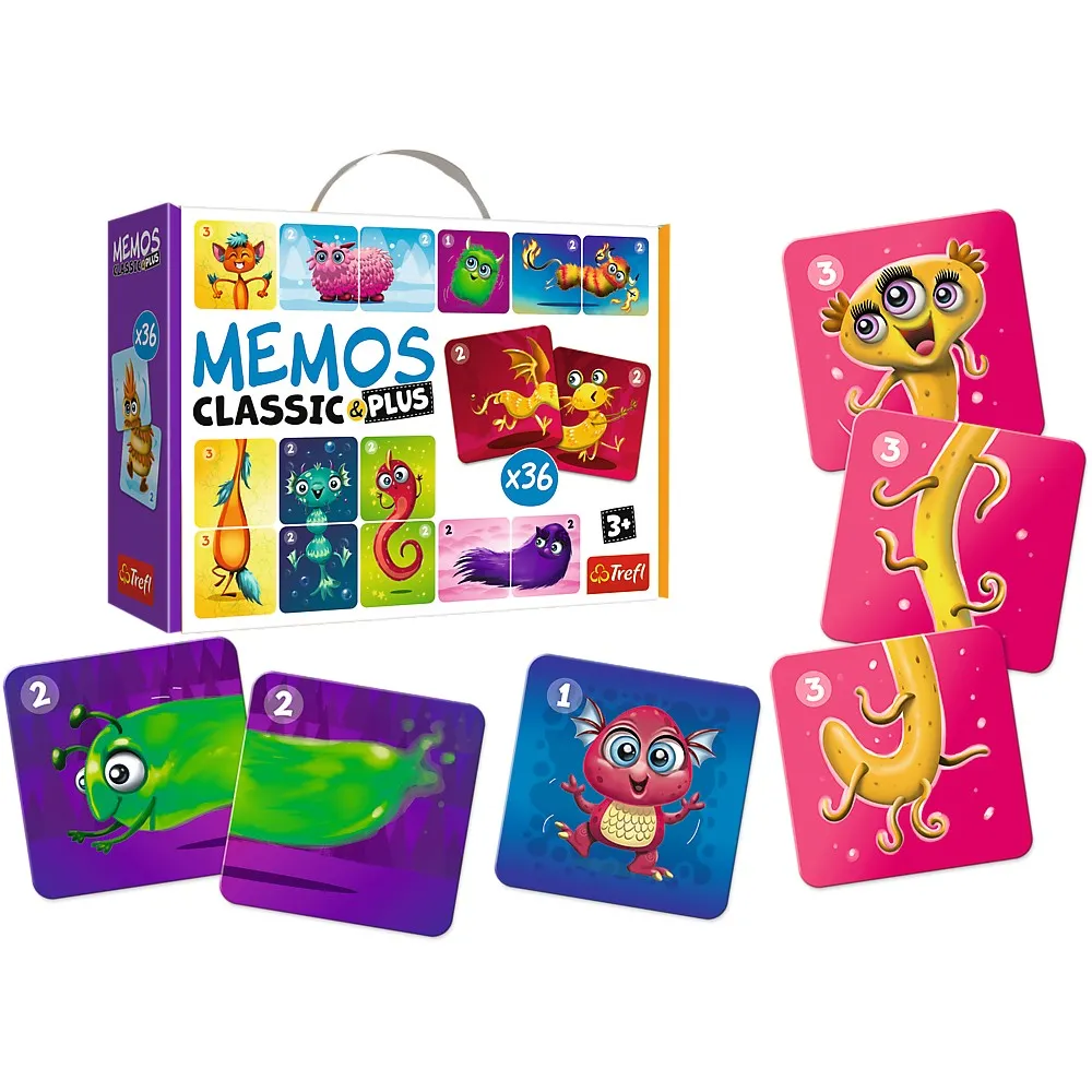 Joc memos classic plus dragutii monstri, varsta de la 3 ani la 6 ani [4]
