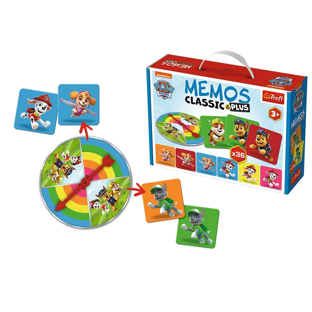 Joc memos classic plus patrula catelusilor, varsta de la 3 ani la 6 ani [4]
