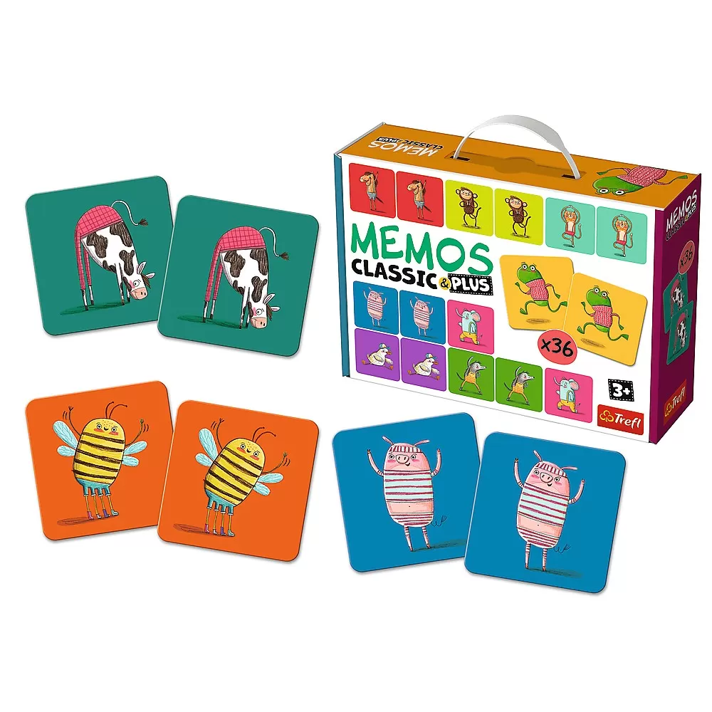 Joc memos classic plus sa ne miscam, varsta de la 3 ani la 6 ani [4]