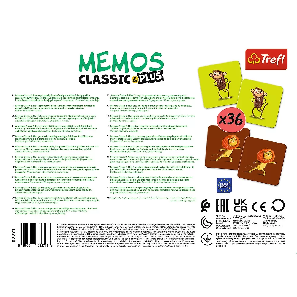 Joc memos classic plus sa ne miscam, varsta de la 3 ani la 6 ani [3]