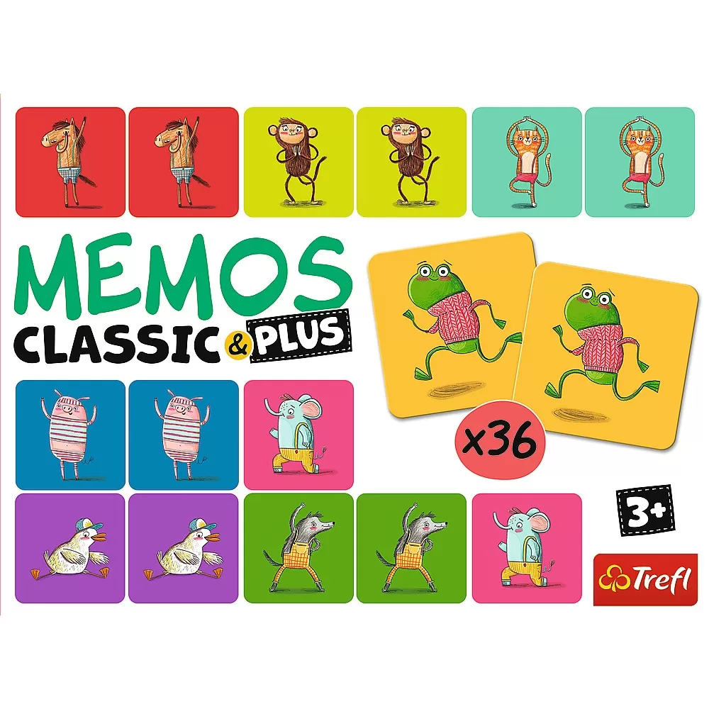 Joc memos classic plus sa ne miscam, varsta de la 3 ani la 6 ani [5]