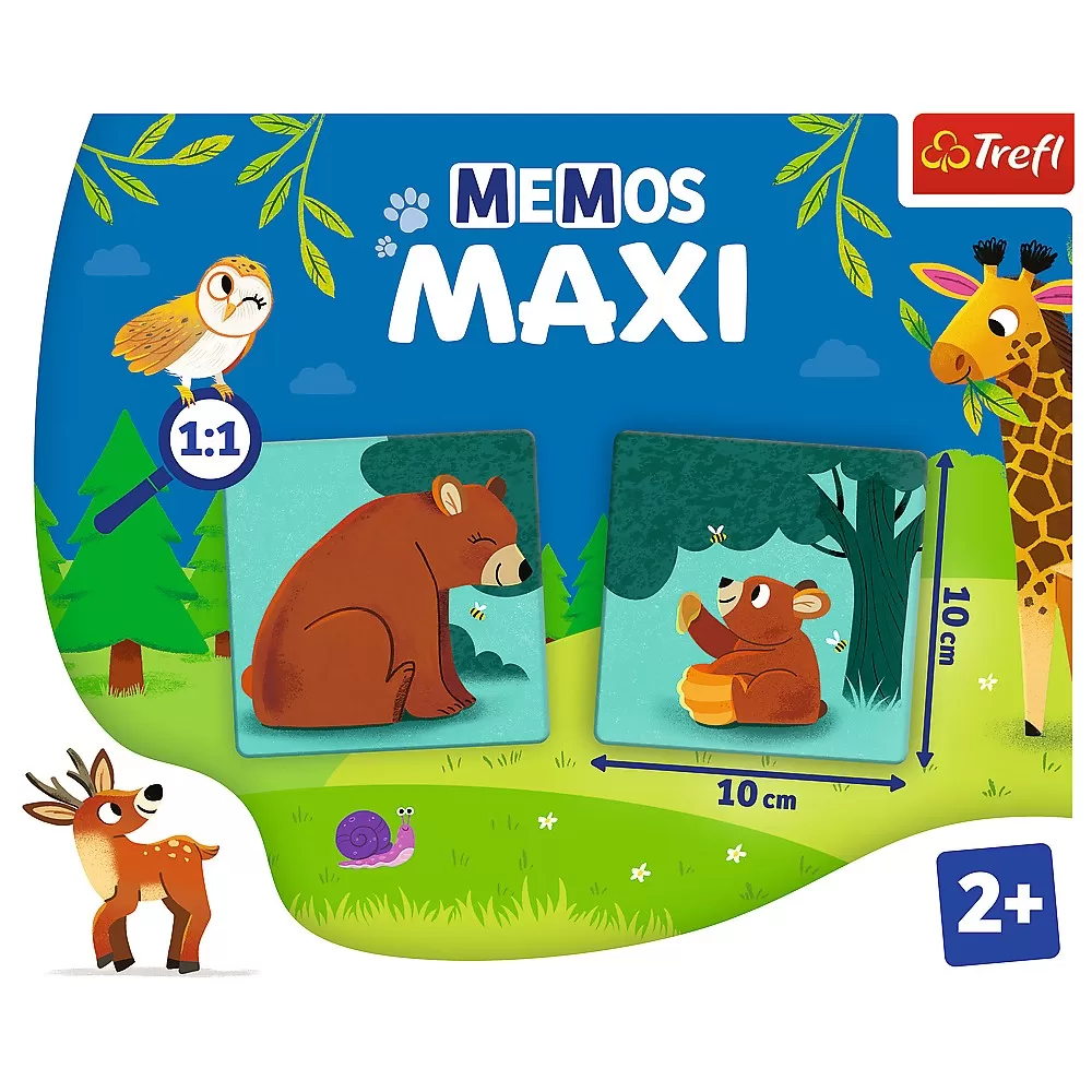 Joc memos maxi animale parinti si copii, varsta de la 2 ani la 4 ani [5]