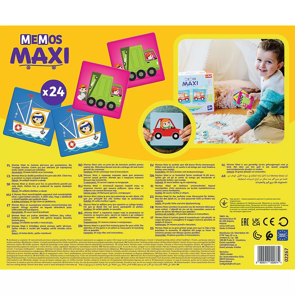 Joc memos maxi vehicule, varsta de la 2 ani la 4 ani [3]