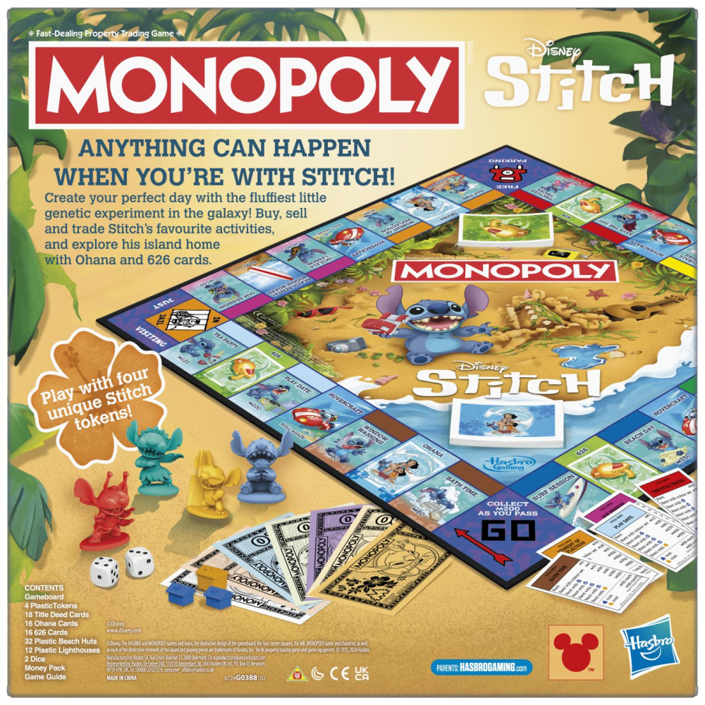 Joc monopoly disney stitch in limba engleza copii varsta 8 ani - +15 ani [6]