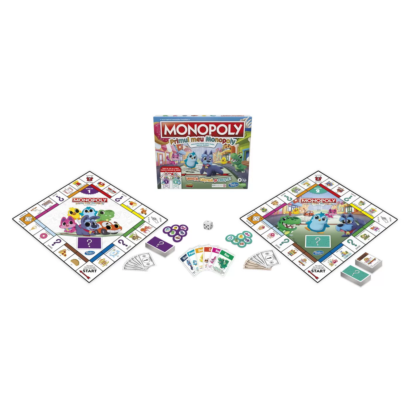 Primul Meu Joc Monopoly in Limba Romana, 4 ani+, varsta de la 4 ani la 8 ani [6]