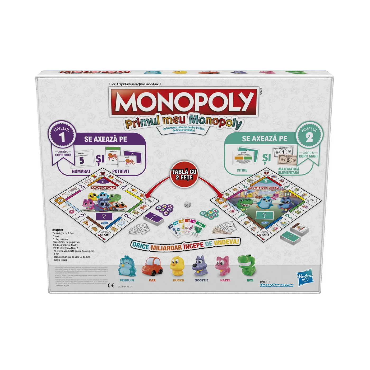 Primul Meu Joc Monopoly in Limba Romana, 4 ani+, varsta de la 4 ani la 8 ani [7]