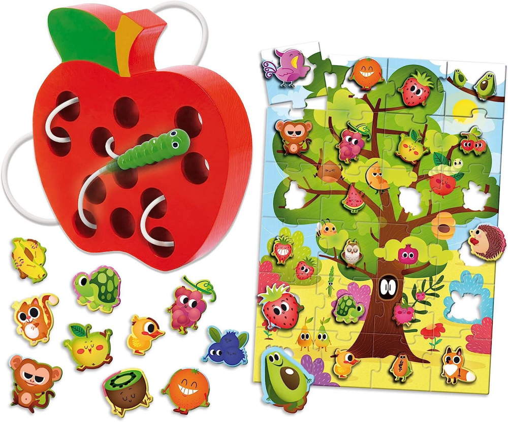 Joc Montessori 2 in 1 - Fructe [3]