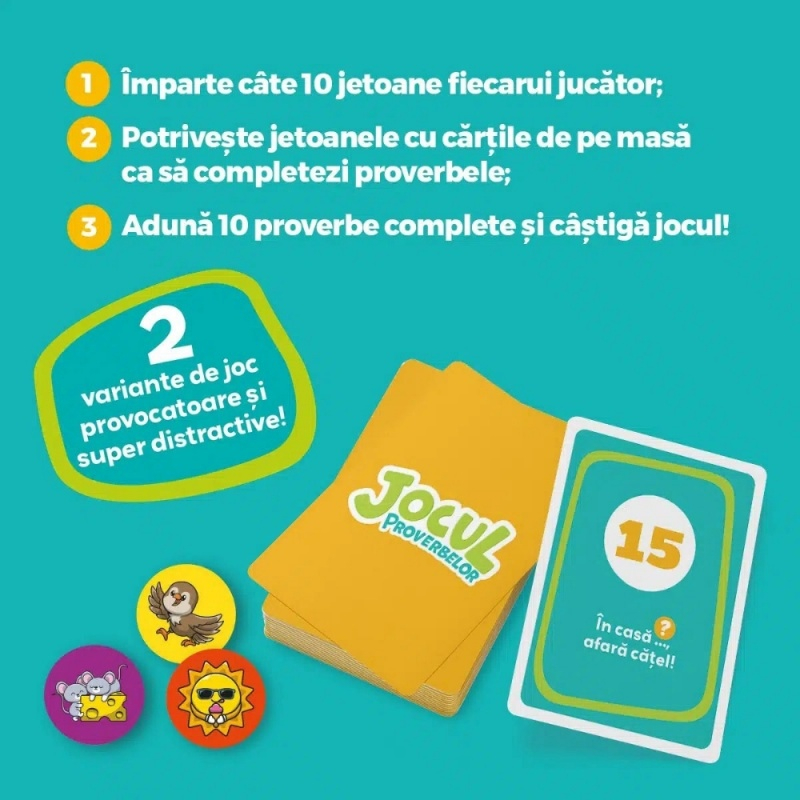 Joc pentru copii Jocul Proverbelor, 2-6 jucatori, 8+ ani, 72603 [6]