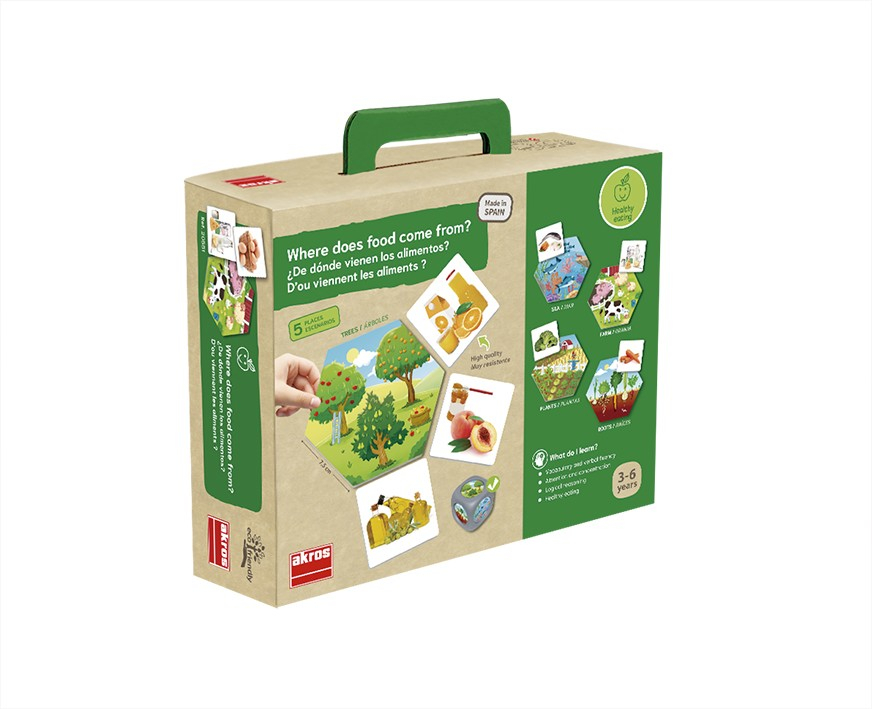 Joc pentru dezvoltarea cunostintelor despre natura: De unde provin alimentele? [1]