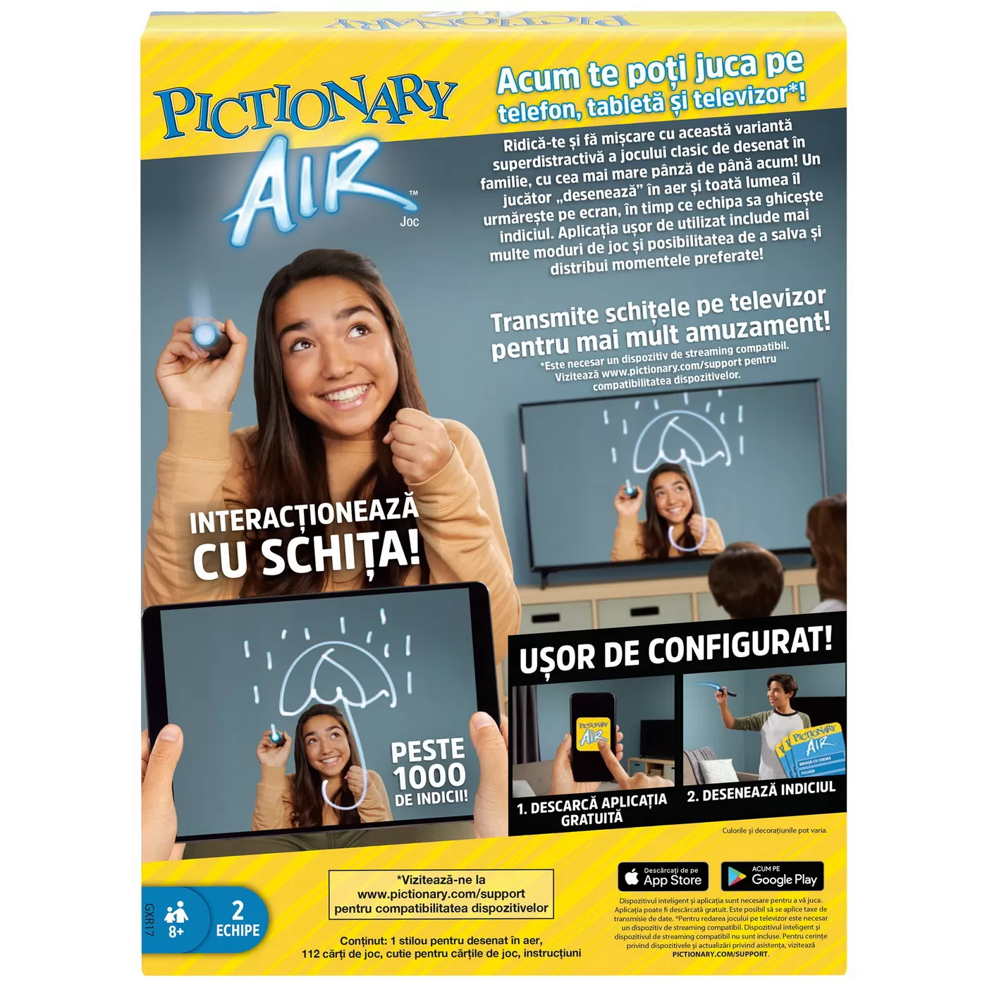Joc pictionary air limba romana, varsta de la 7 ani la +15 ani [7]