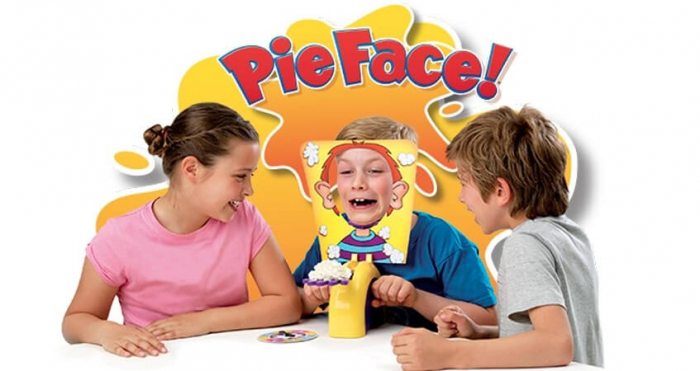 Joc Pie Face! Joc de societate multiplayer, ruleta cu frisca. [1]