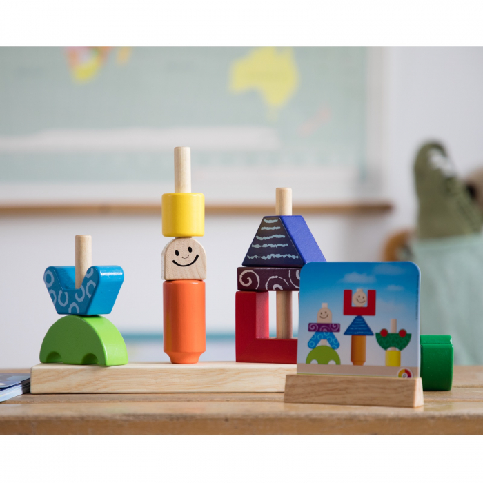 Joc educativ din lemn ⭐ Day and Night Puzzle, Smart Games [2]