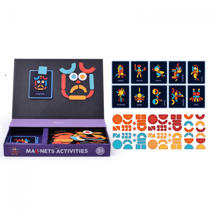 Joc Puzzle cu Magnet si Activitati Copii - Jucarii Premium MiDeer [4]