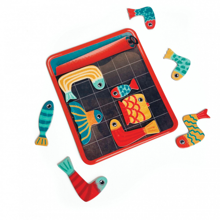 Joc educativ Sardine in Conserva, Puzzle cu piese magnetice, Svoora, varsta 3 - 6, 6 - 9 ani, Baiat, Fata [2]