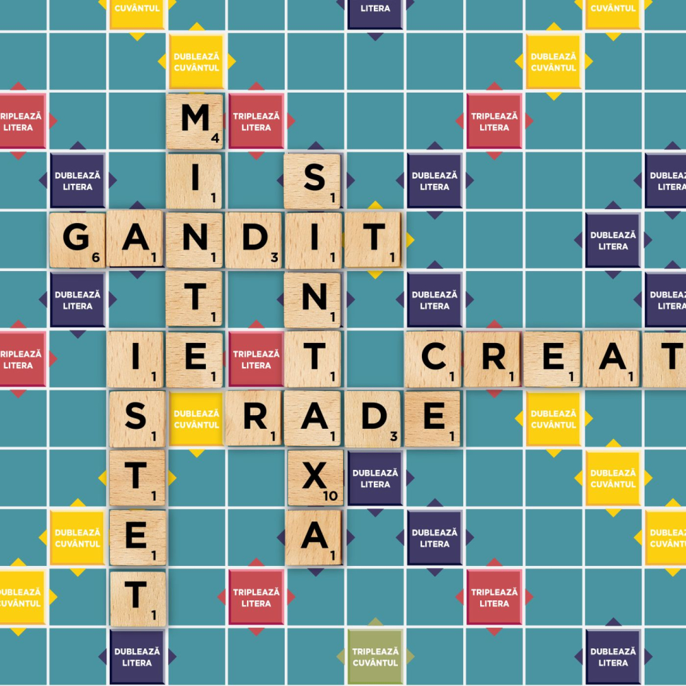 Joc scrabble 2 in 1 din lemn in limba romana copii varsta 8 ani - +15 ani [12]