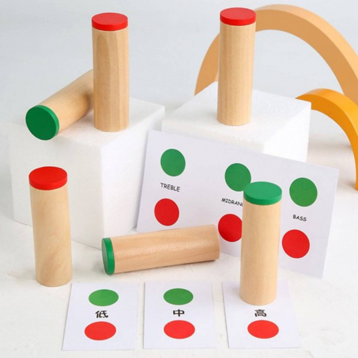 Joc Senzorial Montessori ⭐ Dezvolta Simtul Auditiv [7]