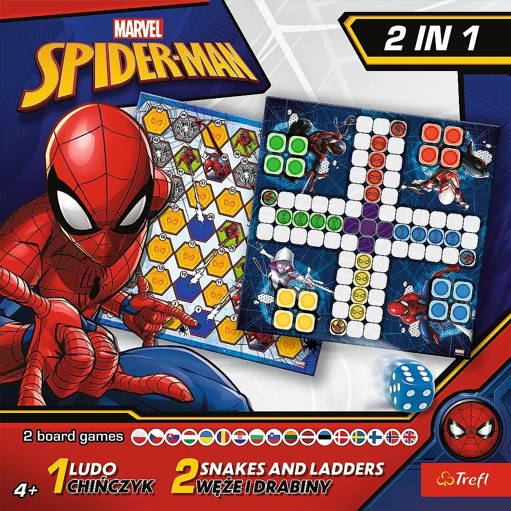 Joc spiderman 2in1 ludo si serpisori scari, varsta de la 3 ani la 12 ani [2]