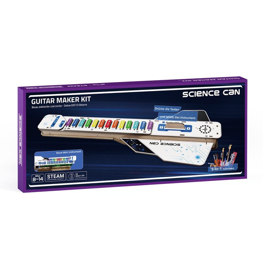 Joc STEM DIY Chitara Electrica Interactiva, TopBright pentru Baiat, Fata varsta 6 - 9, 9+ [5]