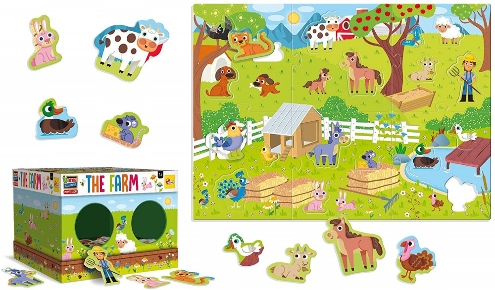 Joc tactil Montessori -  Ferma [2]
