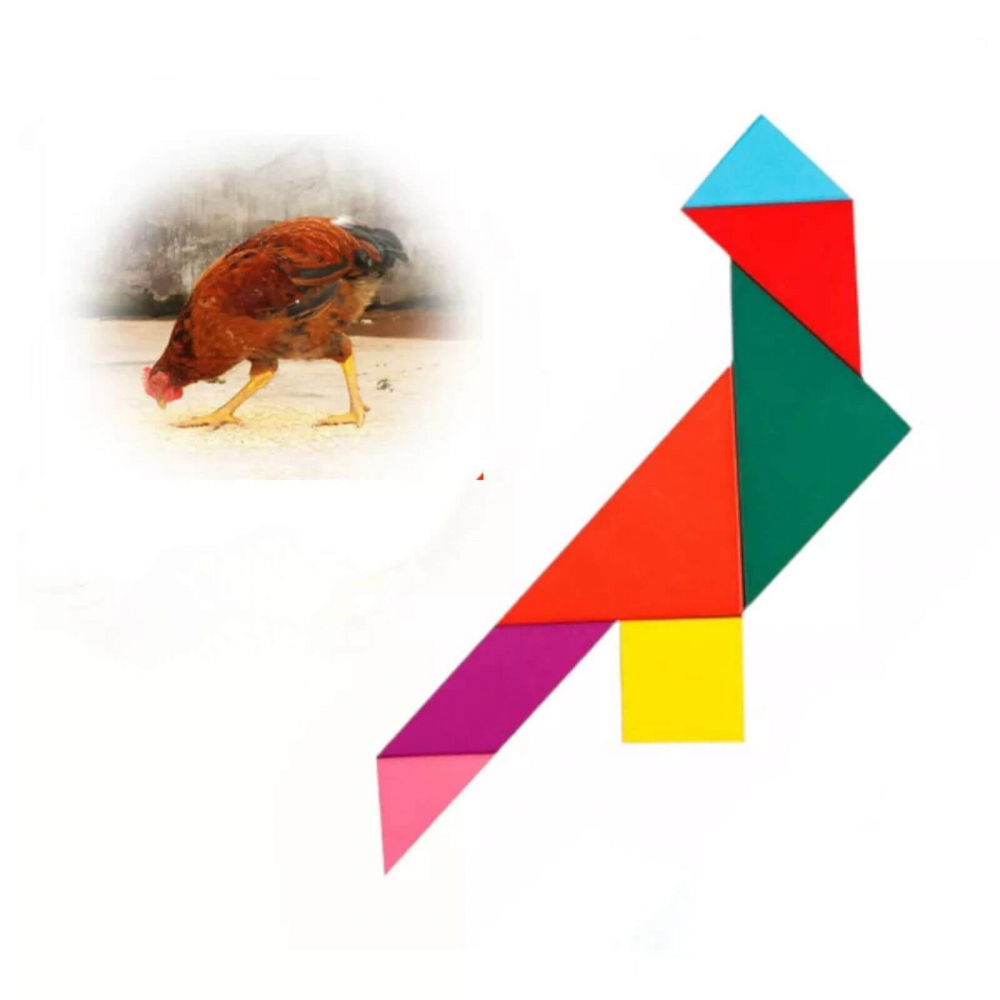 Puzzle educativ 3D tip Tangram, 16 piese 3 ani+ - Micostore.ro [7]
