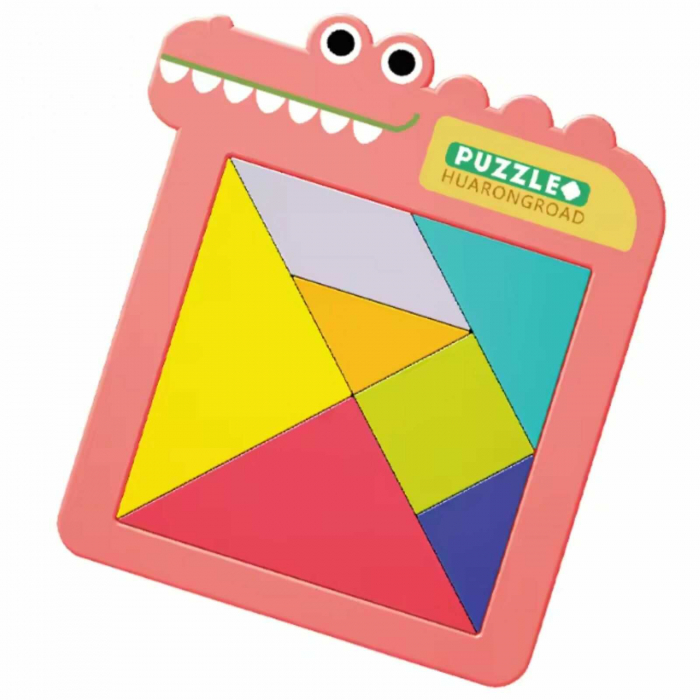 Joc Tangram cu 7 Piese din Plastic - Micostore.ro [1]