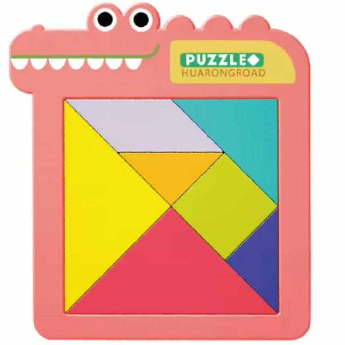 Joc Tangram cu 7 Piese din Plastic - Micostore.ro [2]