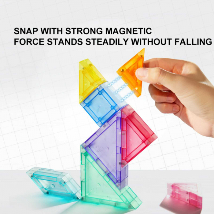 Joc Tangram Magnetic, 7 piese, Clepsidra si Brosura - Micostore.ro [4]