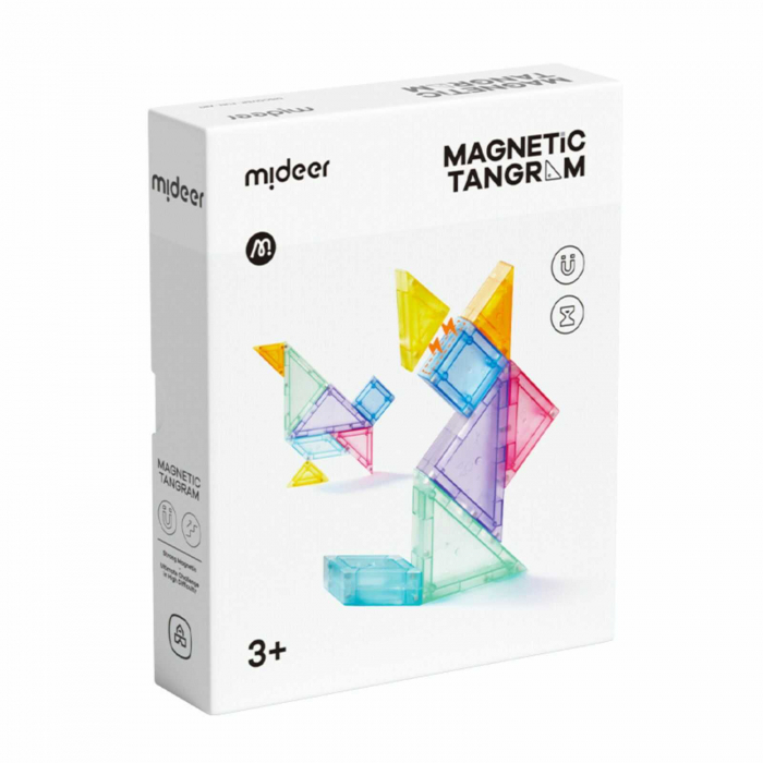 Joc Tangram Magnetic, 7 piese, Clepsidra si Brosura - Micostore.ro [7]