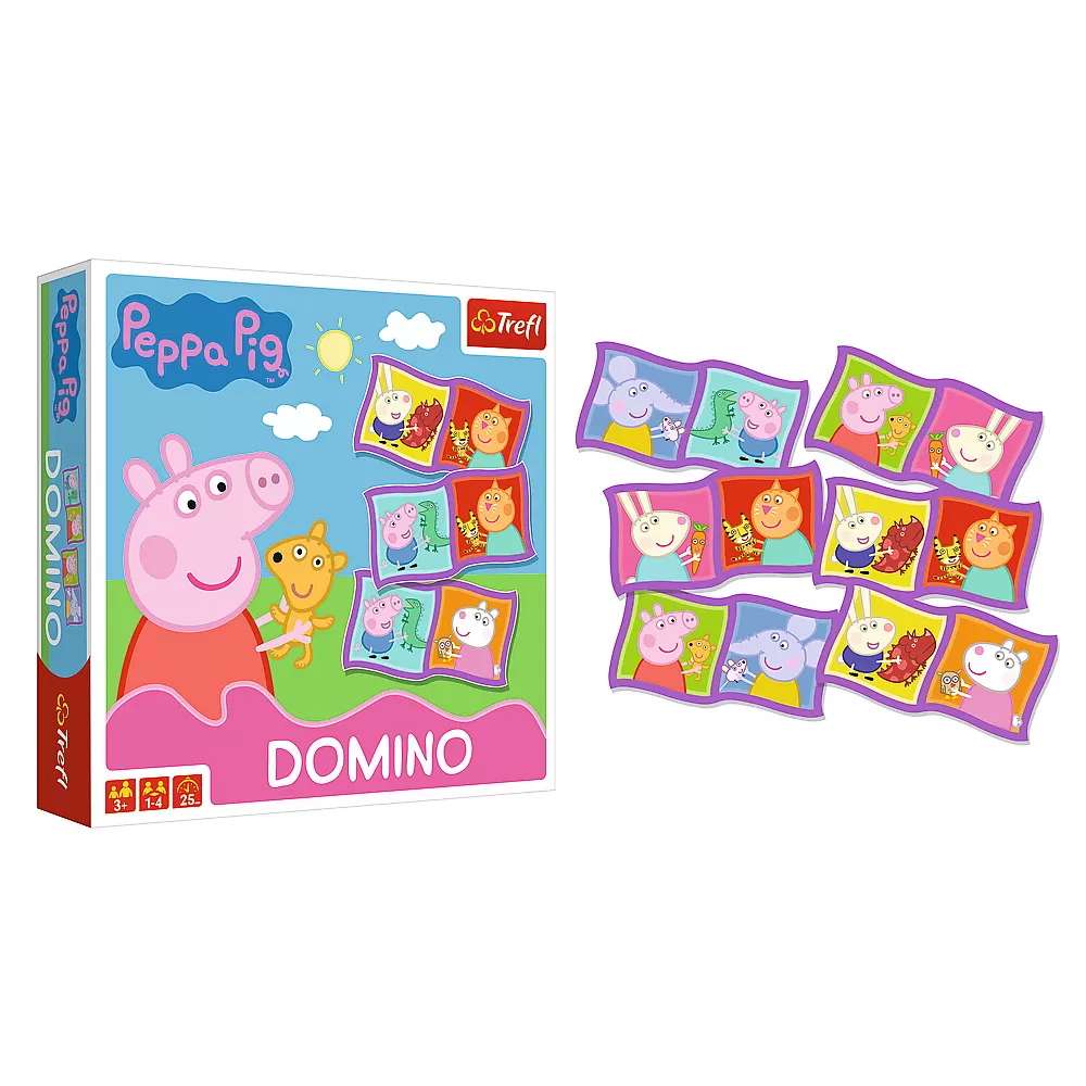 Joc trefl domino peppa pig, varsta de la 3 ani la +15 ani [4]