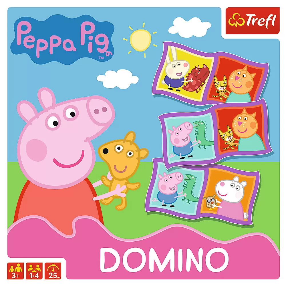 Joc trefl domino peppa pig, varsta de la 3 ani la +15 ani [10]
