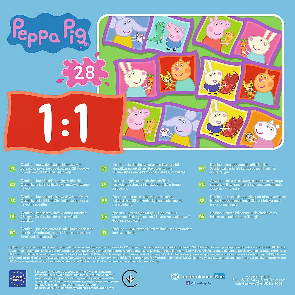 Joc trefl domino peppa pig, varsta de la 3 ani la +15 ani [8]