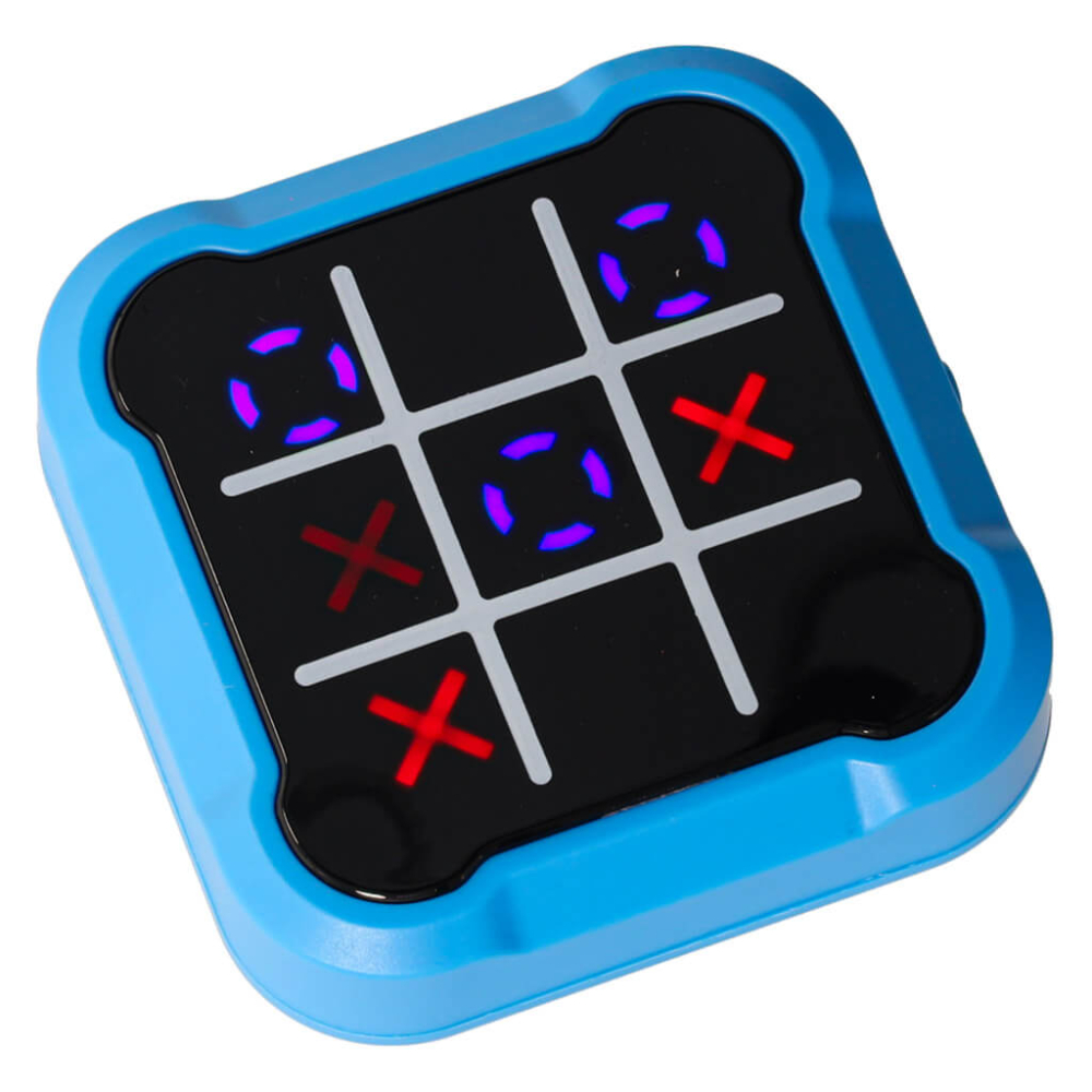 Joc Electronic X si 0 4 in 1 Tic Tac Toe – Consola Portabila Puzzle cu LED [2]