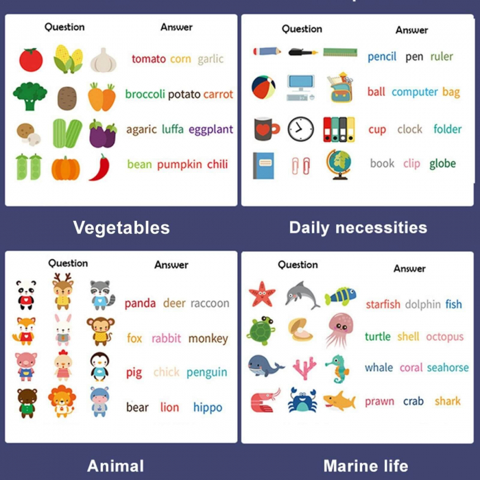Carte Puzzle ⭐ cu Litere Magnetice, Joc de cuvinte. [7]