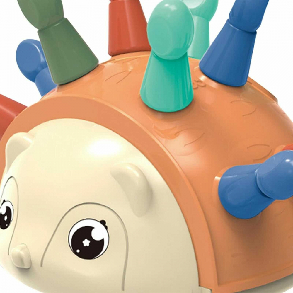 Arici cu tepi colorati – Jucarie educativa Montessori pentru copii 2-5 ani [7]