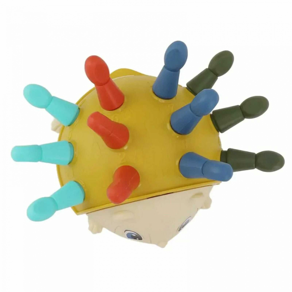 Arici cu tepi colorati – Jucarie educativa Montessori pentru copii 2-5 ani [2]