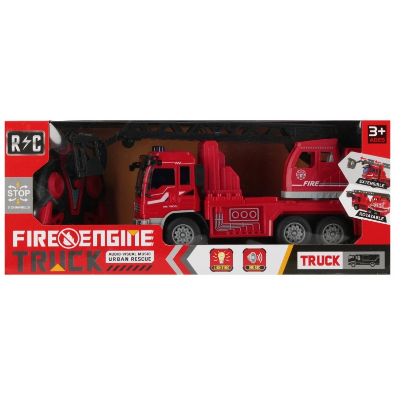 Jucarie autospeciala pompieri lumini, sunete MegaCreative 570857, 23x12x8cm, telecomanda, +3ani [2]