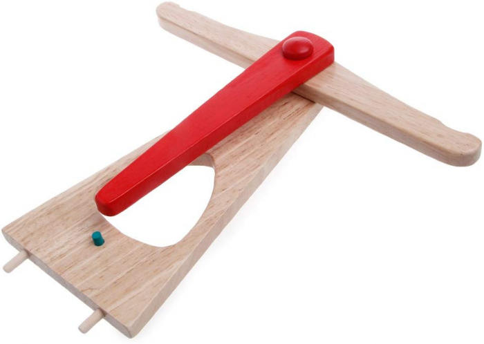 Balanta din lemn cu greutati, jucarie Montessori pentru copii. [6]