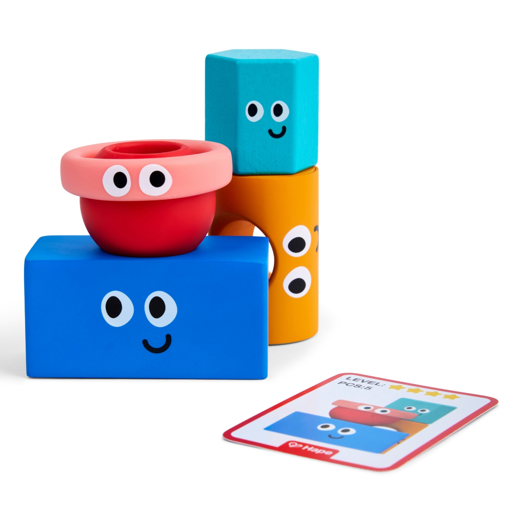 Jucarie - Blocuri Montessori de stivuit varsta 3 ani+ [4]