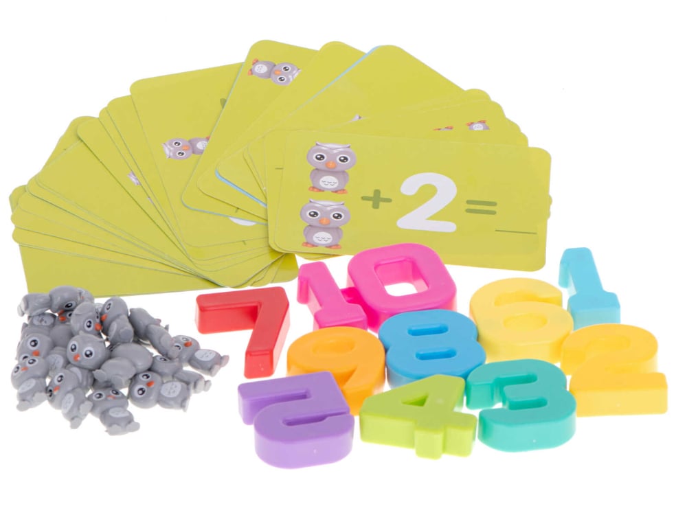 Jucarie Bufnita Balanta Matematica – Set STEM 65 Piese, Invatam Numerele, 3-5 ani [8]