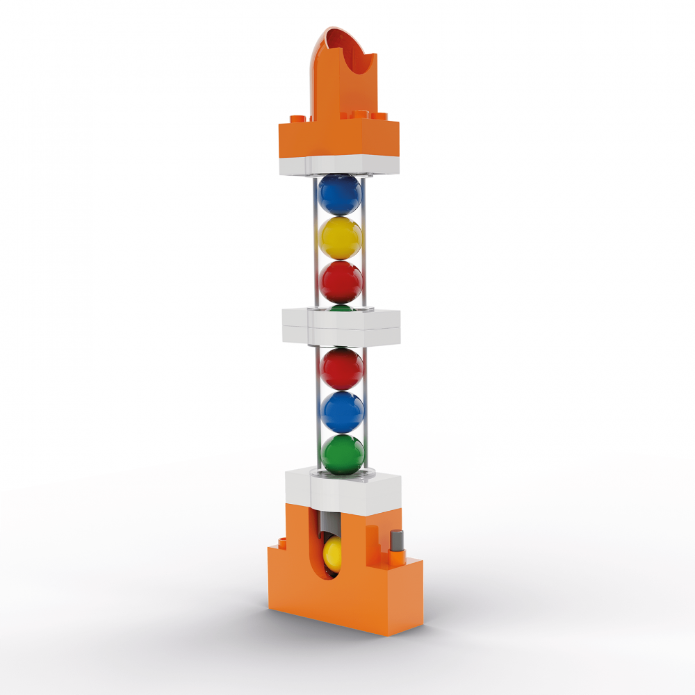 Jucarie copii Marble Run Hubelino - extensie lift pentru bile (24 piese) [1]