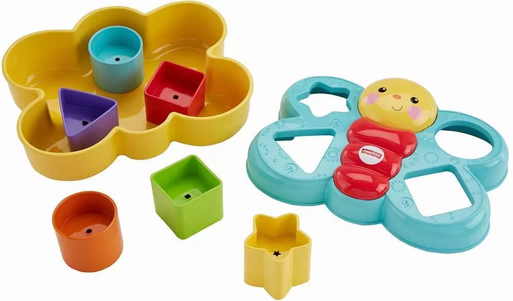 Jucarie cu activitati fluturas cu forme, varsta de la 6 luni la 3 ani [7]