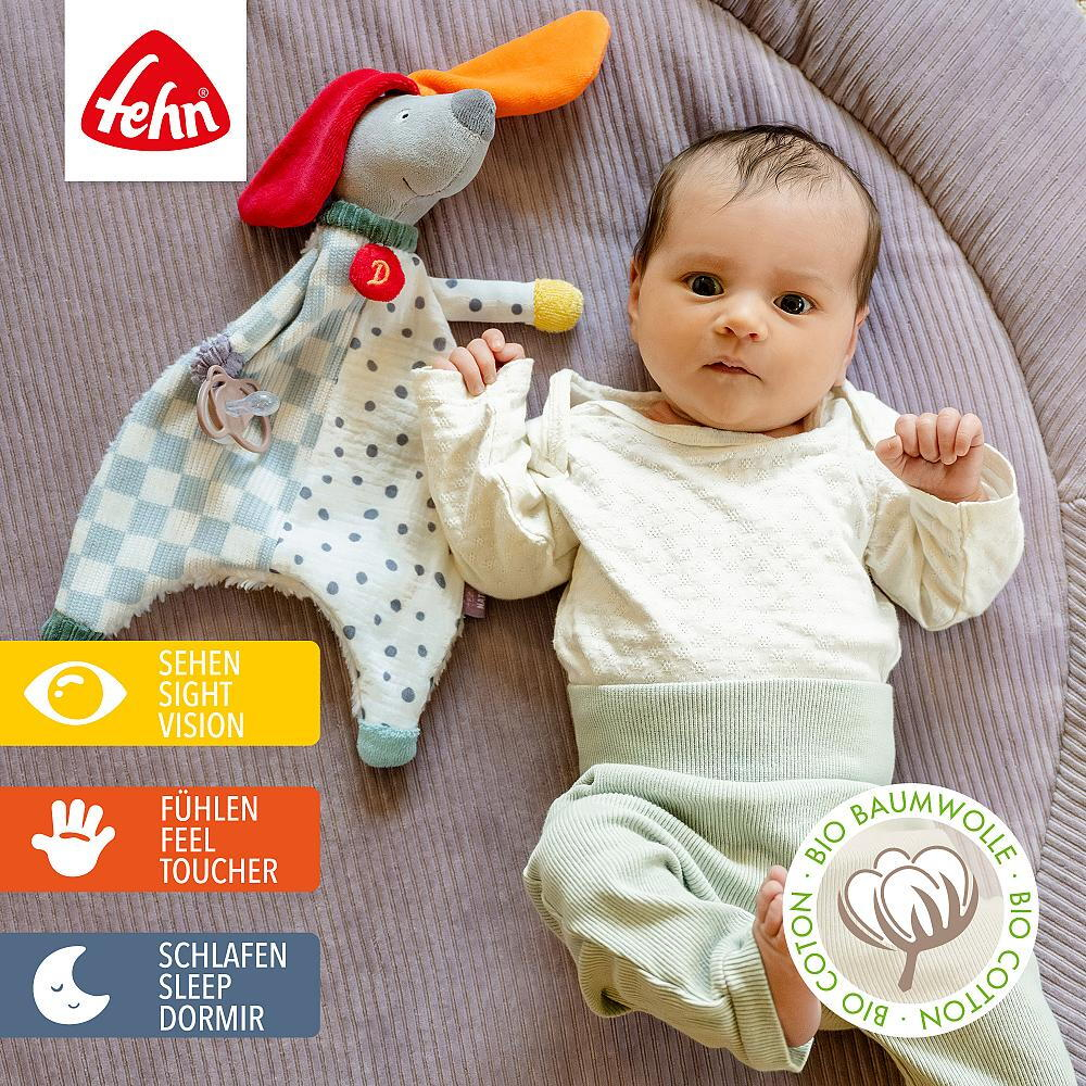 Jucarie cu inel pentru suzeta  - Catelus NATUR [5]