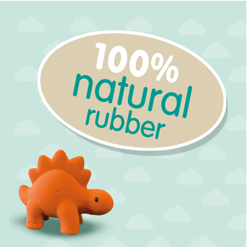 Jucarie de baie copii - Stegosaurus - 100% cauciuc natural [3]