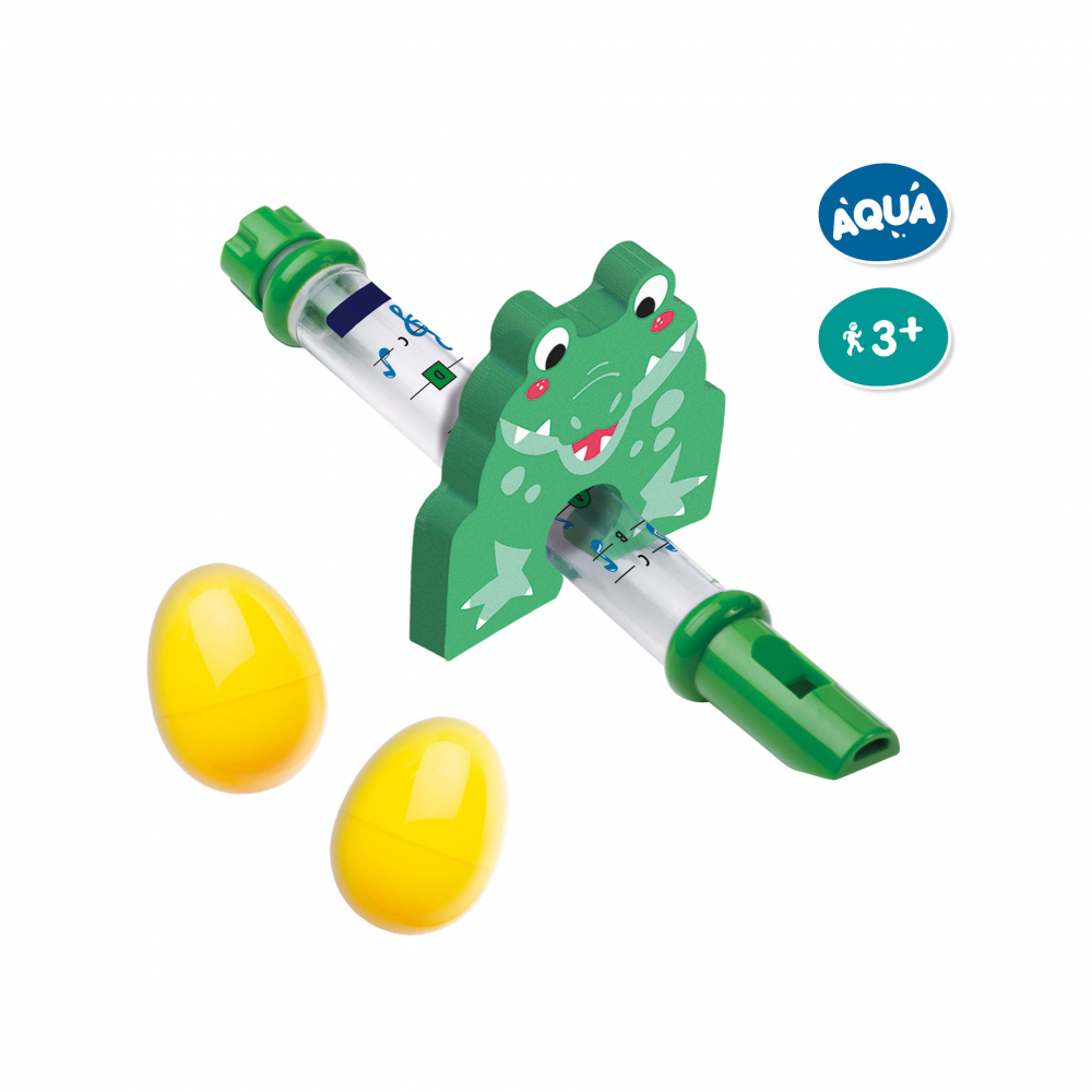 Jucarie de baie - Fluier crocodil [4]