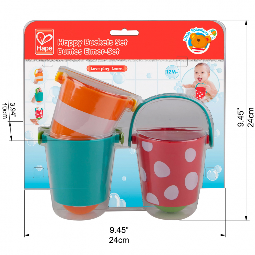 Jucarie de baie - Set de galeti Happy [3]