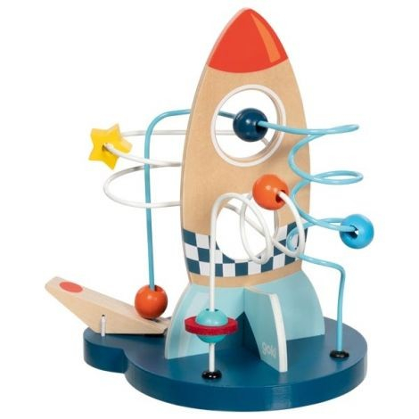 Jucarie de motricitate pentru bebelusi Racheta Orbit 21 cu catapulta [1]