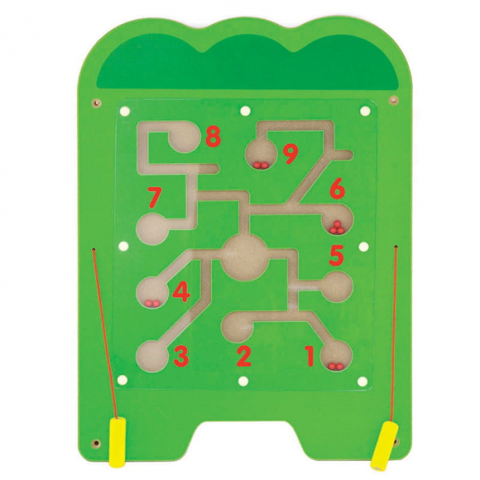 Jucarie de perete multifunctional XXL, Crocodil (187 cm), 1-5 ani [6]