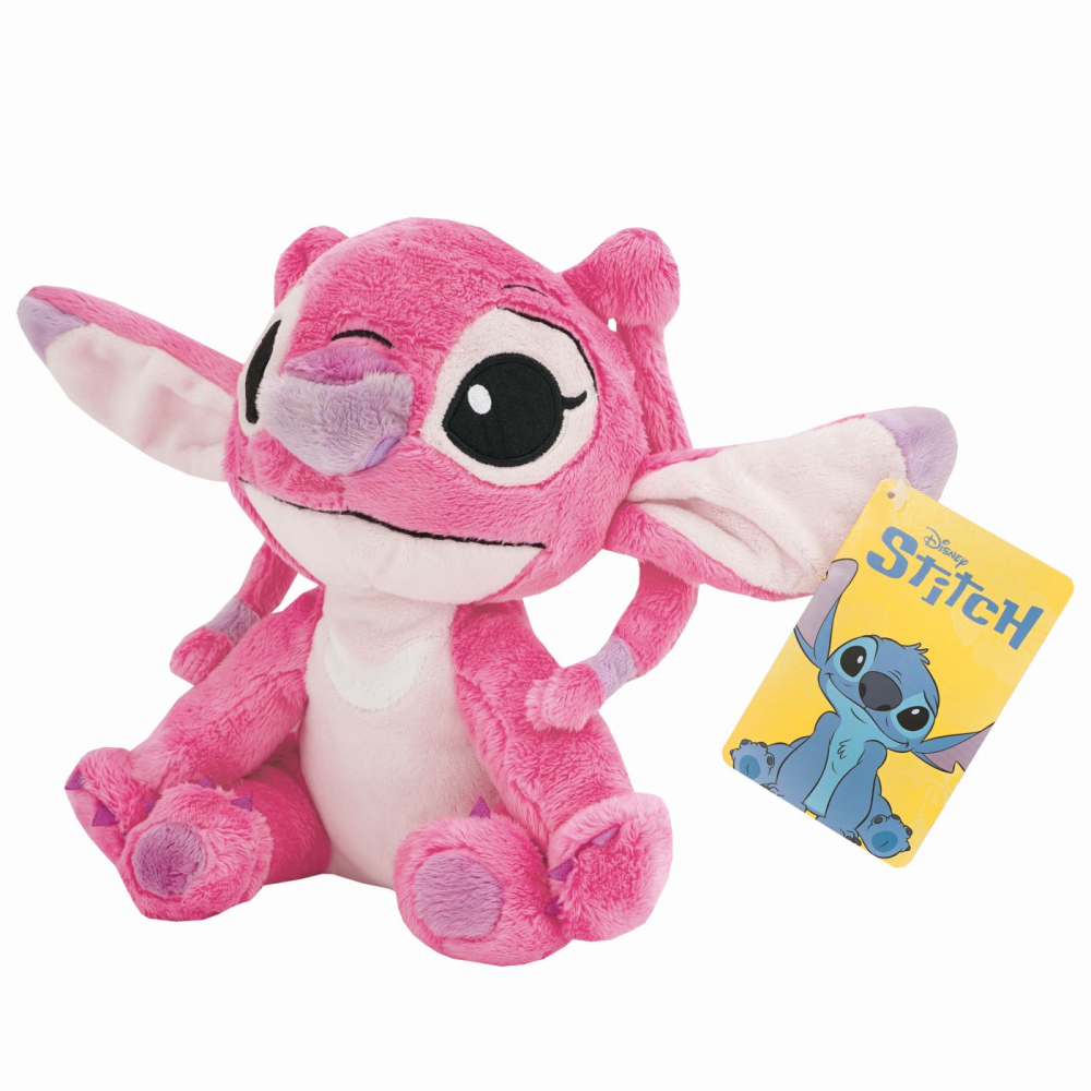 Jucarie de plus disney angel roz 25cm copii varsta 0 luni - +15 ani [3]